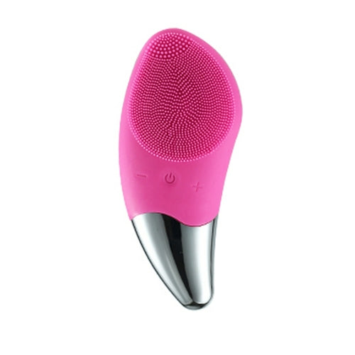 Mini Electric Facial Cleansing Brush – Silicone Sonic Deep Pore Cleaner